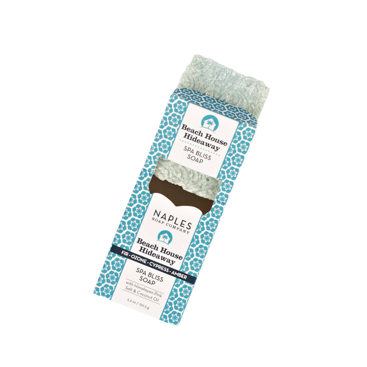 Beach House Hideaway Sea Salt Spa Soap – Ocean Air &amp; Amber