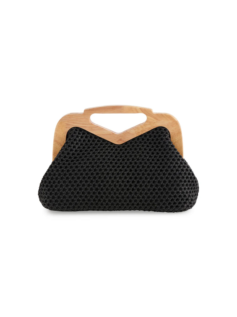 Shiraleah Rio Top Handle Clutch - Black
