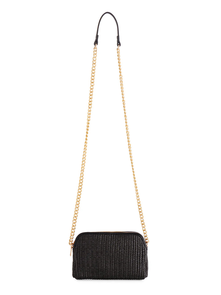 Shiraleah Shiraleah Josephine Straw Mini Shoulder Bag - Back