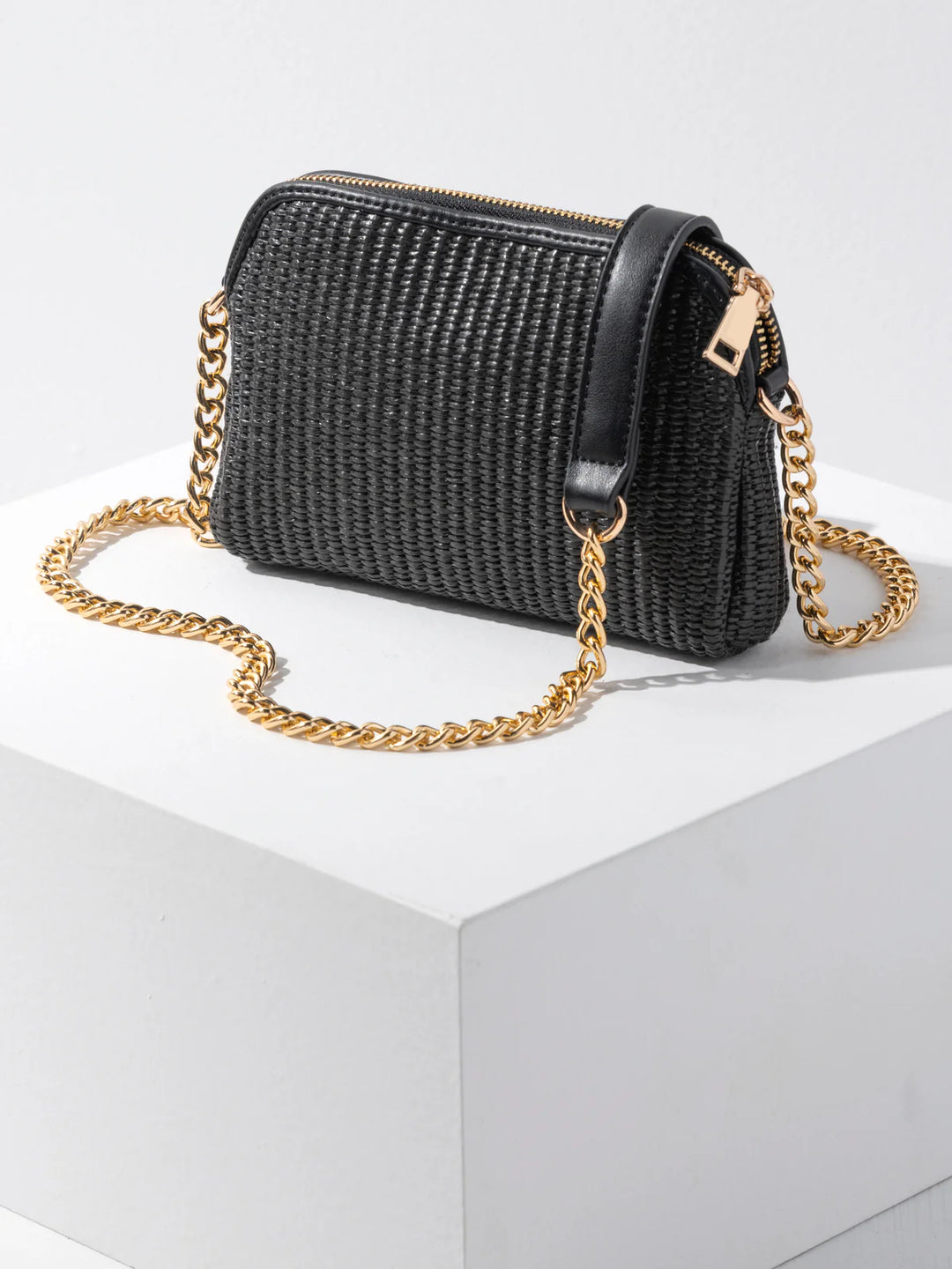 Shiraleah Shiraleah Josephine Straw Mini Shoulder Bag - Back