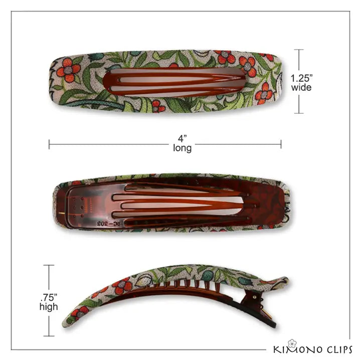 Kimono Clips - 302a Flute Assorted