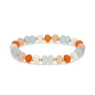 Splendid Iris Colorful 8mm Stone Bracelets