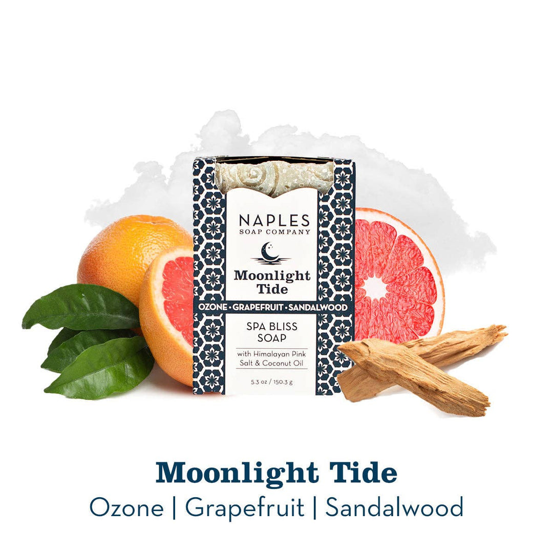 Moonlight Tide Sea Salt Spa Soap – Sea Minerals&amp;Coconut Oil