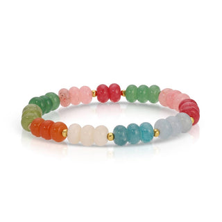 Splendid Iris Colorful 8mm Stone Bracelets