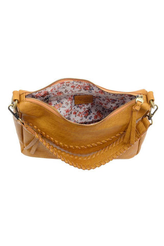 Cassidy Whipstitch Convertible Crossbody/Hobo