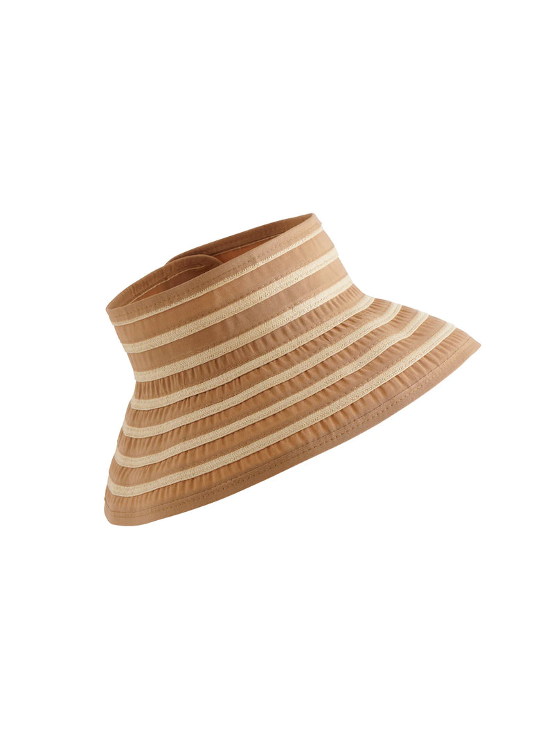Shiraleah Sunce Foldable Visor - Tan