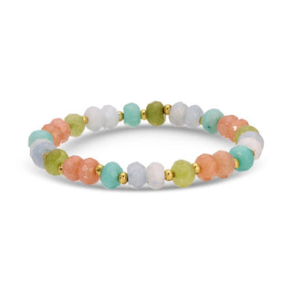 Splendid Iris Colorful 8mm Stone Bracelets