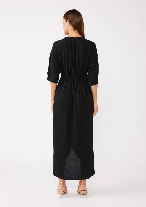 Maritime Knot Front Maxi Dress