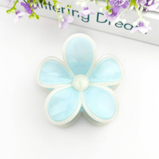 Two-color Plumeria Claw Clip, Seaside Holiday Hair Clip
