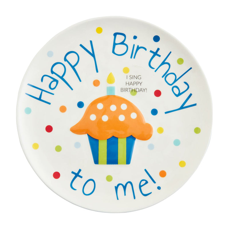Mud Pie Birthday Boy Singing Plate 10660016