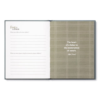 My Dad An Interview Journal to Capture Reflections in His Own Words