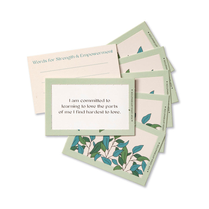 Pop-Open Affirmations Little Cards for Strength & Empowerment