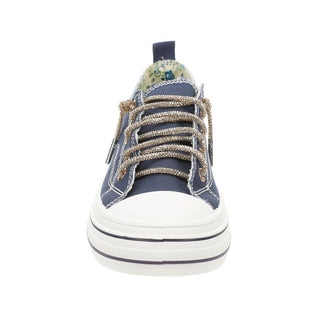 Very G Aman Sneaker - Navy & Gold