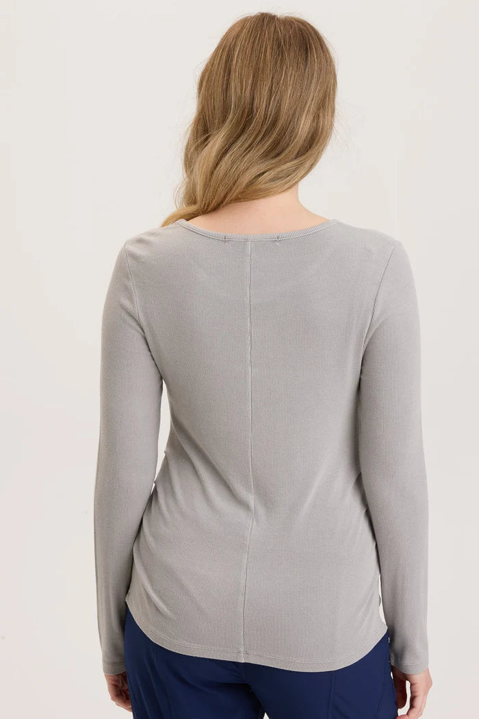 XCVI Edie Long Sleeve - Cotton Grey Pigment