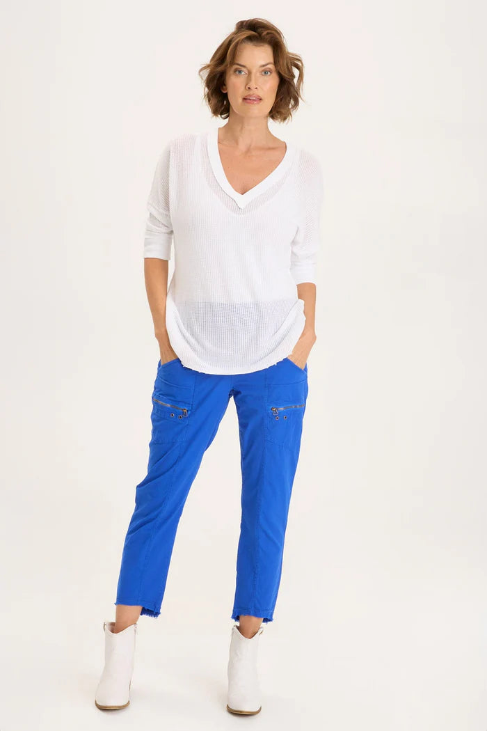 XCVI Acker Slim Pant - Honorable Blue