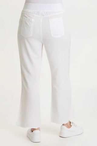 XCVI Wearables Lorilei Twill Five-Pocket Pant  in White