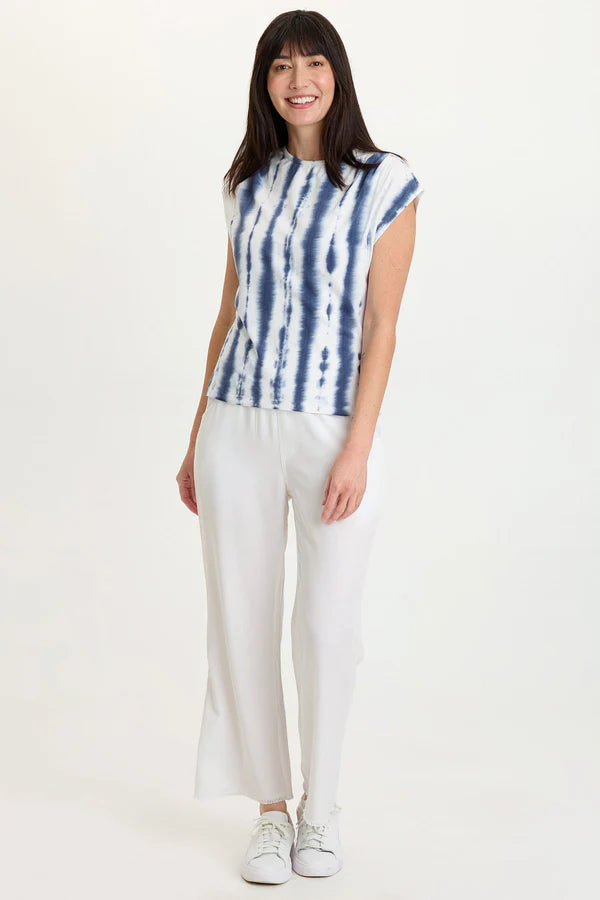 XCVI Wearables Lorilei Twill Five-Pocket Pant  in White