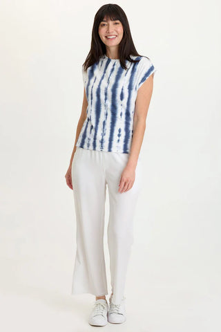 XCVI Wearables Lorilei Twill Five-Pocket Pant  in White