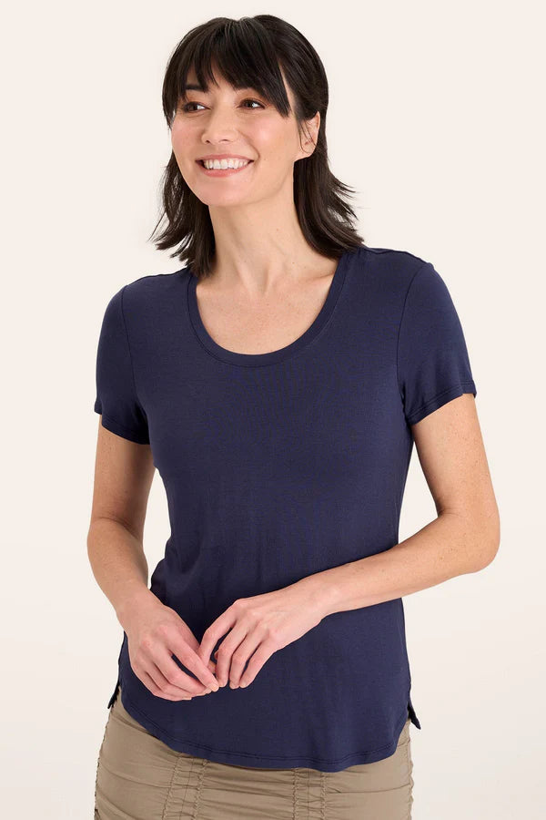 XCVI Wearables Authority Tee Navy