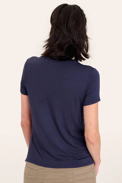 XCVI Wearables Authority Tee Navy