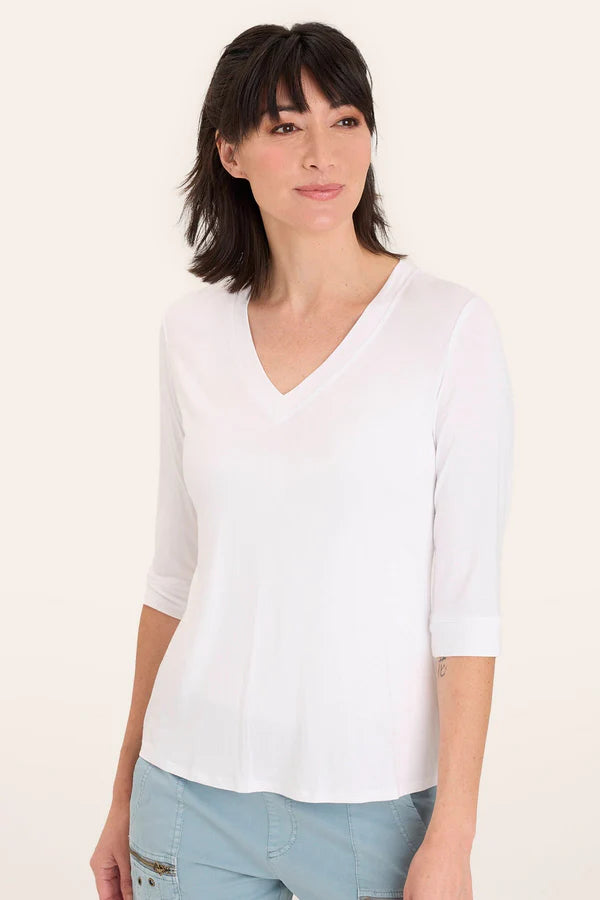 XCVI Wearables Principle Top White