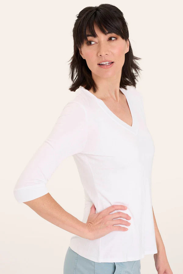 XCVI Wearables Principle Top White