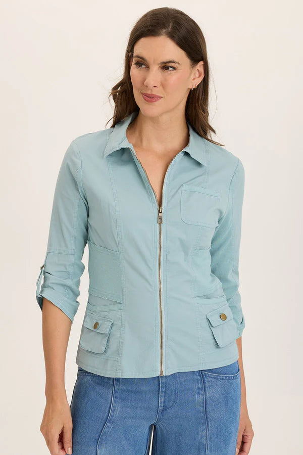 XCVI Wearables Wexel Jacket - Ocean Front