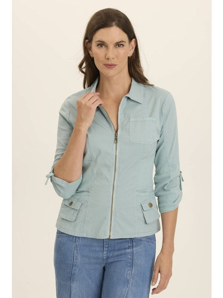XCVI Wearables Wexel Jacket - Ocean Front