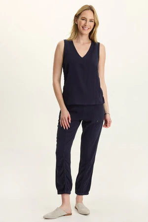 XCVI Wearables Squire Pant - Navy