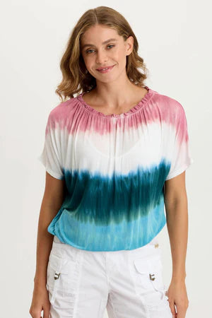 XCVI Deitra Tee - Aerial Wash Vintage