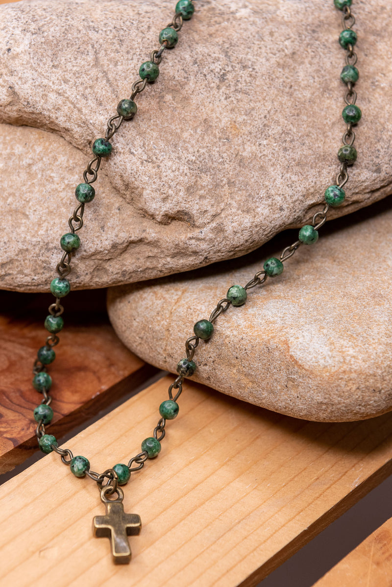 Phoebe Necklace African Turquoise