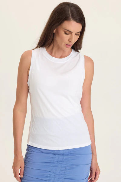 XCVI Wearables Bodie Tank in White