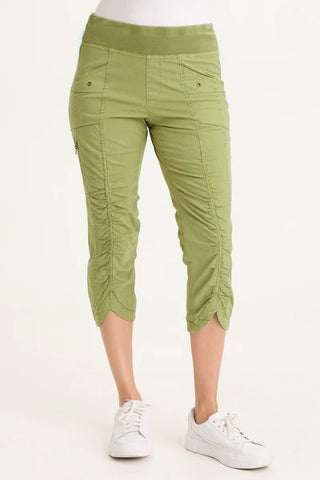 XCVI Wearables Iris Crop  in Garnish Pigment