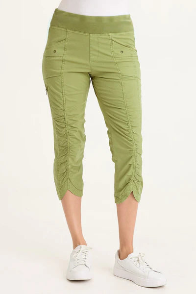 XCVI Wearables Iris Crop  in Garnish Pigment