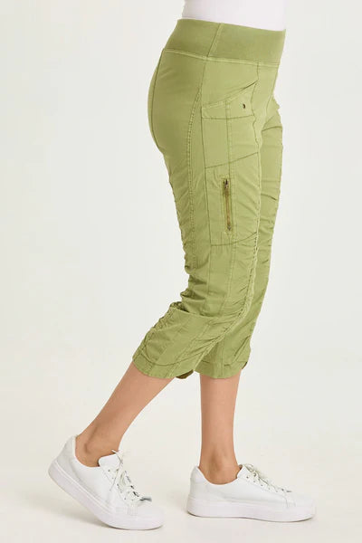 XCVI Wearables Iris Crop  in Garnish Pigment