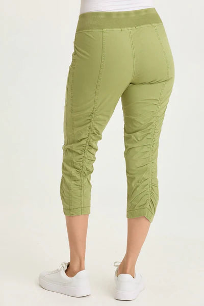 XCVI Wearables Iris Crop  in Garnish Pigment