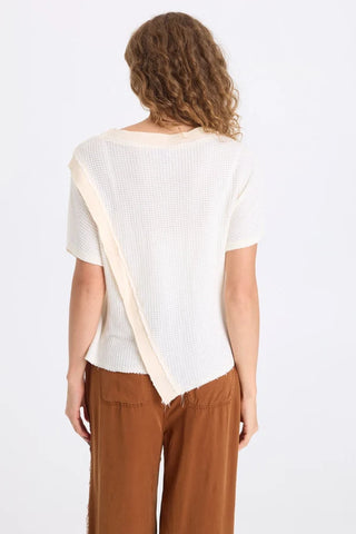 XCVI Ursus Thermal Asymmetric Top Toasted Almond