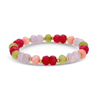 Splendid Iris Colorful 8mm Stone Bracelets