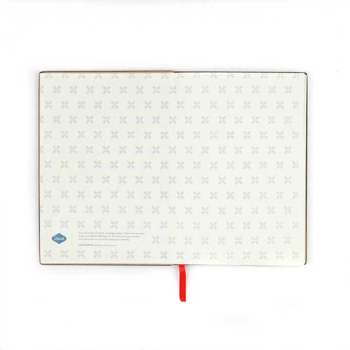 Evelynn Embroidered Layflat Journal Notebook