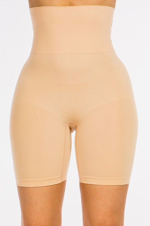 Waist Control Shorts - Nude or Blck
