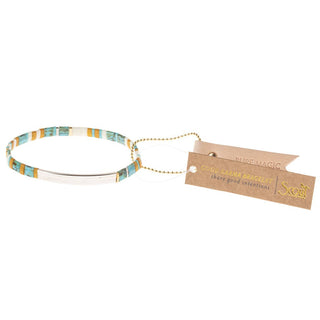 Scout Good Karma Miyuki Bracelet | Pure Magic - Turquoise/Silver