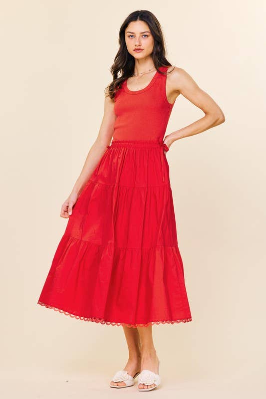 Amalfi Poppy Dress