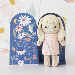 Cuddle+Kind Tiny Hannah the bunny (blush), gives 10 meals