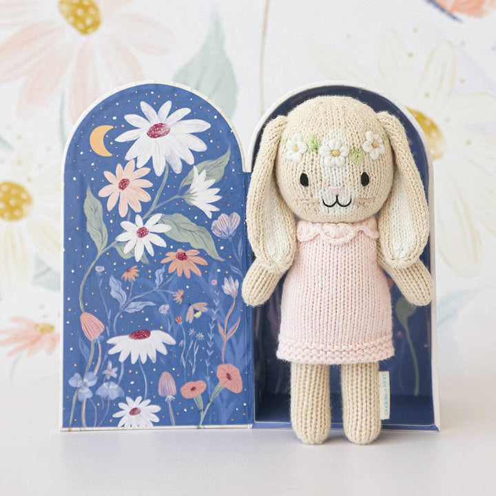 Cuddle+Kind Tiny Hannah the bunny (blush), gives 10 meals
