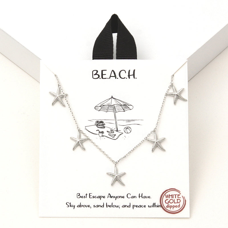 Beach Necklace - Silver