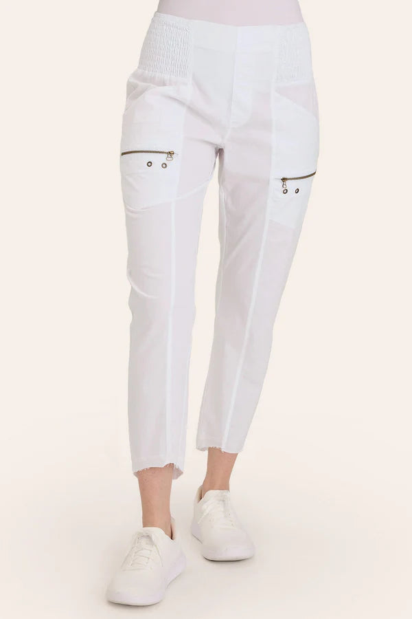 XCVI Wearables Acker Slim Pant in White