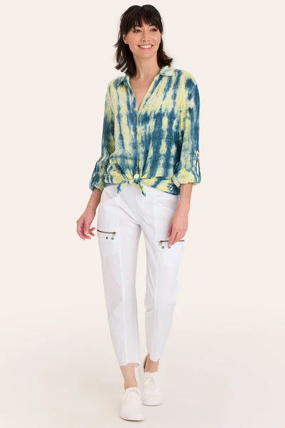 XCVI Wearables Acker Slim Pant in White