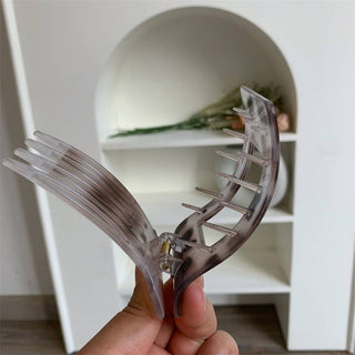 Elegant Rectangle Tortoiseshell & Solid Color Hair Clips