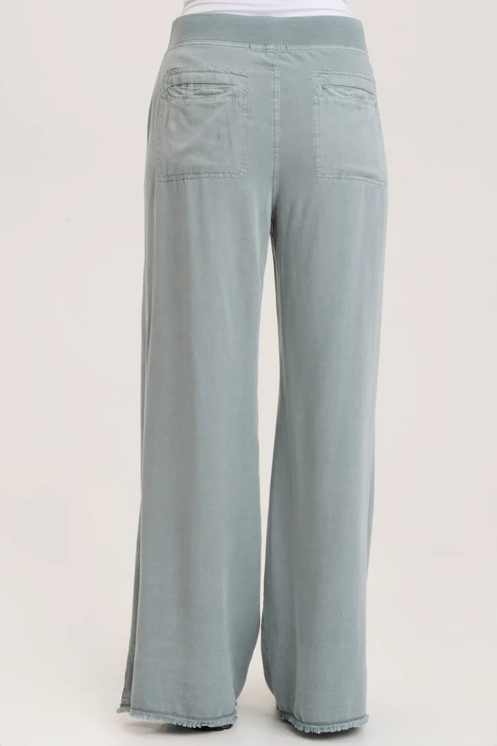 XCVI Twill Beach Trouser - Dew Drop Pigment