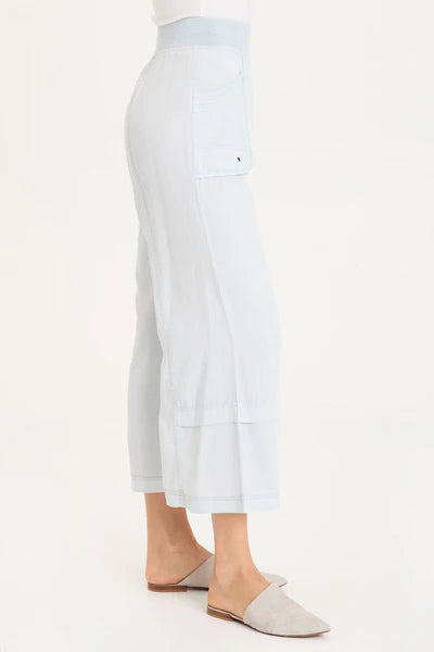 XCVI Mallis Pull-On Twill Gaucho Pant  in Carefree Pigment